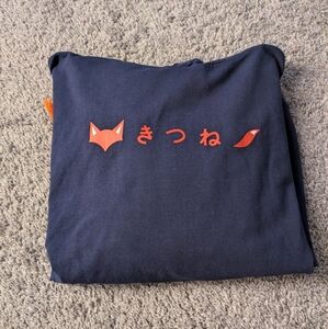 Japanese Kitsune Fox Lightweight Hoodie
